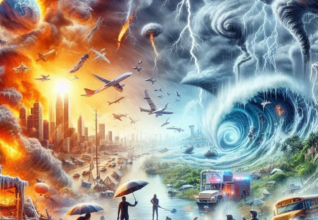 Extrémne počasie: Vlny horúčav, mrazy, silný vietor, prívalové dažde, tornáda, hurikány a ich dôsledky