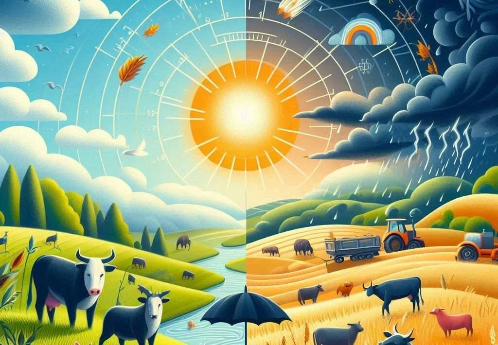 Počasie a poľnohospodárstvo: Vplyv počasia na rastliny, zvieratá a poľnohospodársku produkciu