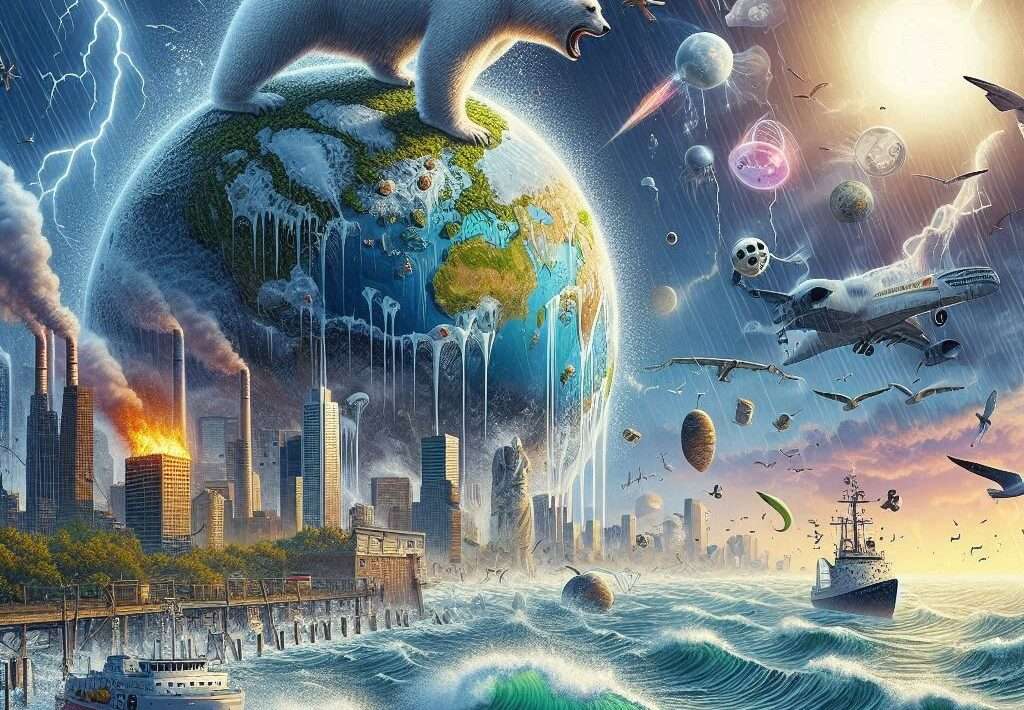 Klimatické zmeny: Globálne otepľovanie, zvyšovanie hladiny morí, časté extrémne udalosti, ich príčiny a dôsledky