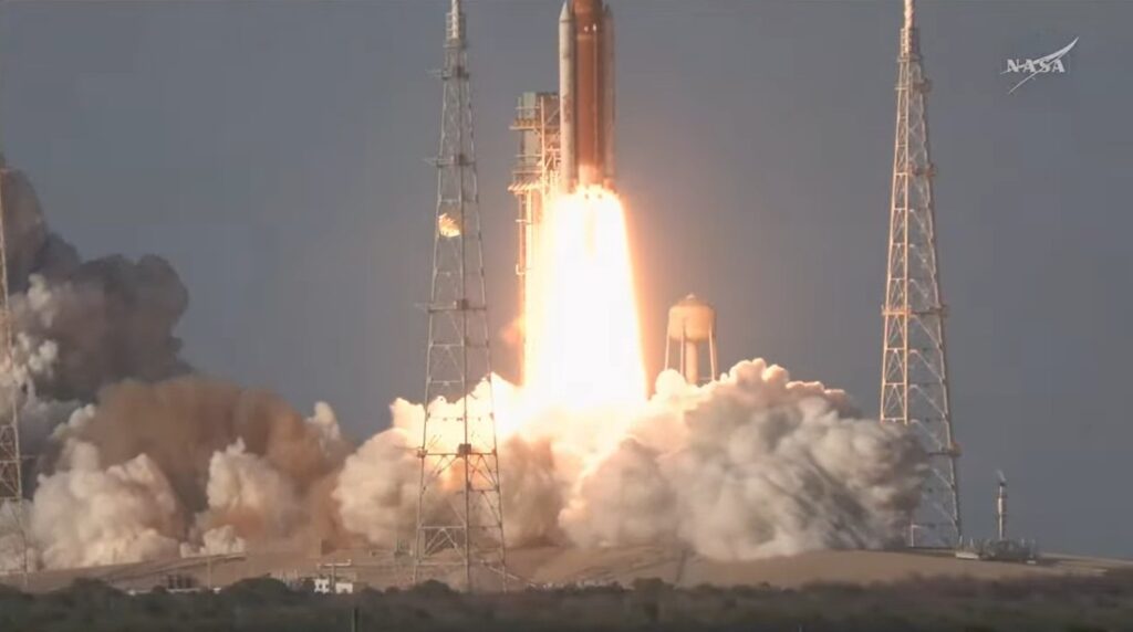 Štart rakety Artemis 2 a návrat ľudí k Mesiacu